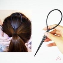 똥머리고정도구 셀프 올림머리스타일링 헤어가이드
