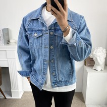 구스마켓 남성용 깔끔한 리블 청자켓