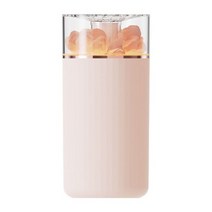 캠핑가습기 USB 휴대용 전기 가습기 아로마 디퓨저 400 mah 충전식 배터리 무선 초음파 미스트 메이커 ML, 01 Pink