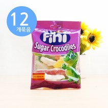 Fini 피니 슈가 크로커다일 모양 젤리 100g x12개