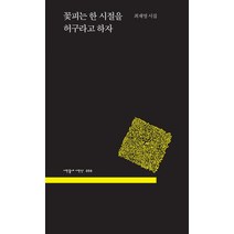 꽃피는 한 시절을 허구라고 하자:최재영 시집, 문학의전당