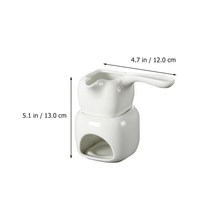 초콜릿중탕기 치즈 퐁듀 멜팅 기계 110ml 세라믹 초콜릿 퐁듀 세트 치즈 녹는 냄비 스토브 스탠드 캔들 워, 한개옵션0