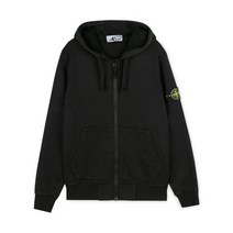 스톤아일랜드 와펜 패치 코튼 후드집업 (101564251 A0029)