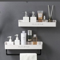 HOME 화장실 욕실 인테리어 도매 선반 보관 걸이, 걸이형(화이트)