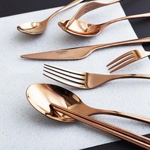 까사무띠 아모르 커트러리 포크 스푼 나이프 젓가락 세트 결혼 집들이 선물 3Color, 디너포크, 실버(루나)