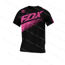 박쥐 여우 반팔 다운힐 사이클링 저지 모토크로스 팀 저지 산악 자전거 팀 MTB용 오토바이 다운힐 저지