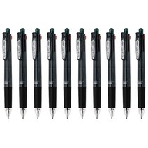 제브라 멀티펜 사라사 멀티 0.4 (블랙) J4SAS11-BK, 블랙, 10개