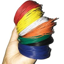 장원선 장원선 1.5 장원형전선 장원선 vctf-k 2.0 5m UL1007 와이어 24awg PVC 전자 케이블 UL 인증 0.2, 04 red_01 5meters_01 24 AWG