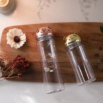 판촉물 투명 마이보틀 피그 500ml 트라이탄보틀 텀블러 RD-09897 인쇄 국산, 골드