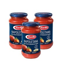 바릴라 나폴레타나 파스타 소스 400g Barilla Napoletana Pasta Sauce, 3팩, 3개