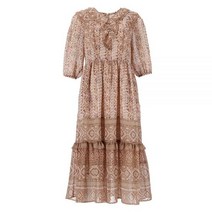 써스데이아일랜드 [여성]프릴 보더 원피스(T226MOP133W) 396510