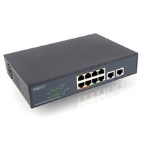 넥스트 8포트 POE+2TP 스위칭허브 NEXT-POE310F-2TP