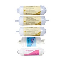 LENOC 레노크 BS6000F 비데필터호환 5개묶음 선택형, 필터선택:나사형[5개]