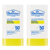 더페이스샵 닥터벨머 UV 더마 무기자차 선스틱 2개세트 (20g+20g) (SPF50+ PA+++)