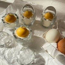 계란캔들 부활절 달걀양초 교회 행사선물 수제 귀여운 소이캔들 전도용품, 바닐라