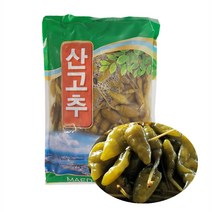 터보마켓 중국식품 산고추 중국반찬 절임식품 500g
