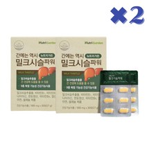 비타민B 판토텐산 나이아신 함유 간 건강 밀크시슬 추출물, 2박스