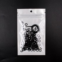 125Pcs 키보 o링 키 캡 실리콘 고무 오링 위치 사운 댐퍼 체리 MX 씰 링 교체, OD9xID4xCS2.5mm, Black