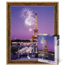 퍼즐피플 랜드마크 직소퍼즐 모음, 에펠탑 1000P 액자포함(엔틱골드), 1000p