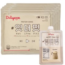 델리스푼 단백질 쉐이크 잇더핏 5주플랜 (미숫가루맛 35개입), 40g, 35개