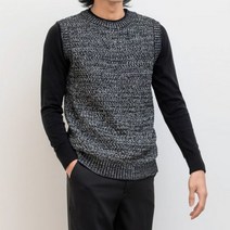 남성 남자 니트 베스트 간절기 정장 코디 봄 가을 조끼 258459