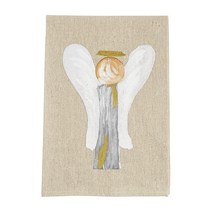 Mud Pie Faith 크리스마스 페인트 타월 천사 53.3cm x 35.6cm