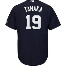 Majestic MLB 복제 유니폼 다나카 마사히로 뉴욕 양키스 네이비 병행 수입품