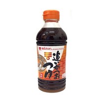 일본 미즈칸 2배 농축 쯔유 간장 장국 육수 500ml, 미즈칸농축쯔유 500ml 1병, 1개