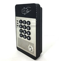 판넬절단기 TCP IP 도어 액세스 제어 벨 폰 오디오 인터콤 시스템 지원 PoE 기능 PBX, 한개옵션0