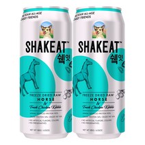 SHAKEAT 강아지 말고기 캔사료 2p, 말, 185g, 1세트