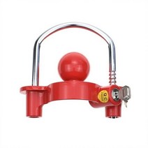 트레일러 견인장치 볼마운트 튼튼한 후크 잠금 장치 범용 캐러밴 액세서리 볼 커플러 도난 방지