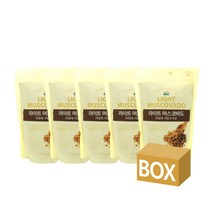 라이트 머스코바도 비정제 사탕수수당 800g x 5개(박스)