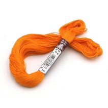 조이십자수 DMC 플로체 자수실-N.16 히데보 화이트 워크 모노그램 드론워크, .m, DMC 플로체-N.16 [ 742 ]