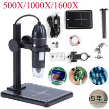 광학현미경 생물 디지털 전자 usb 현미경 1600 8 납땜 전화 수리 돋보기 카메라, 500