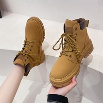 여성 가을 워커 겨울 키높이 앵클 부츠 워킹화 워커부츠 5cm