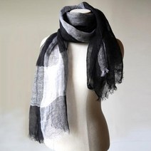 [바보사랑] [더로라]마 스카프 - 린넨 빅고방5칼라 S22043[더 로라]