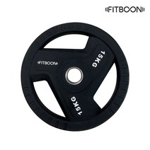 핏분 바벨 원판 우레탄 2.5-20kg 50mm 2개 중량 플레이트 소음마찰무 TPU소재, 10KG*2EA