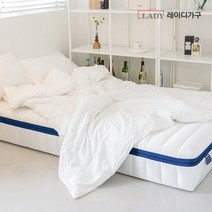 레이디가구 몬스터 에센셜 본넬 필로우스프링 침대 매트리스 슈퍼싱글, 화이트