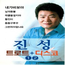 2카세트테이프 -진성트로트+디스코/내가바보야/님의등불/태클을걸지마