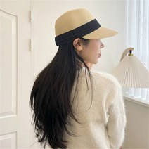 [애슬릿] 승마 모자 라탄 오리챙 휴양지 버킷햇 (8840860)