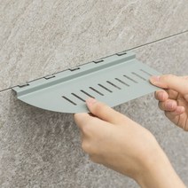 국산 플라이토 무타공 대리석 틈사이 인테리어 벽걸이선반 비트윙 20cm, 그레이 왼쪽(L)