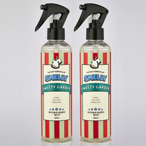 스멜리(SMELLY) 실내&섬유용 룸앤패브릭 탈취제 방향제 250ml 5종 택1 x 2병, 스위티가든