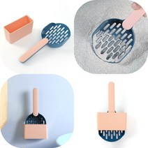 마트498 접착식 고양이모래삽 받침대 핑크 똥삽 캣매트 고양이화장실청소 고양이똥냄새 화장실삽 아기고양이키우기