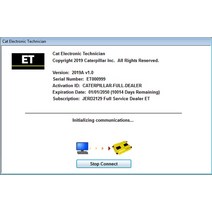EST 2018A for Perkins CAT 전자 서비스 도구 진단 소프트웨어 + 잠금 해제 키젠 설치 비디오, 01 CAT ET 2019A