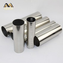 자동차 스타일링 38mm 51mm 63mm 76mm 배기 파이프 머플러 테일 파이프 304 스테인레스 스틸 용접 재료, 51mm x 100mm