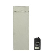 NH 네이처 코튼 4계절 경량 캠핑 침낭 라이너 하이크, M 그린, 순면 라이너 침낭, 1개