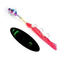 TOLU 카부라 총알 금속 지그 헤드 오징어 보조 후크 가라앉는 지깅 미끼 보텀쉽 인치쿠 텐야 100g 150g 200g 250g 300g, 03 COLOR C_01 100g