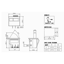 호환 파나소닉 Haier 냉동고 부품에 대 한 3Pin 냉장고 도어 램프 전등 스위치 AC 5A 250V 범용 냉장고 가, 한개옵션0