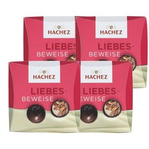 Hachez 하체스 스몰 attention tokens of 러브 40g 4개 초콜릿 독일 선물