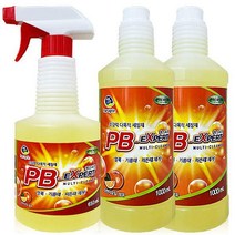 PB 엑스퍼트 초강력 다목적세정제 650ml+1000ml+1000ml 얼룩 기름때 찌든때 제거